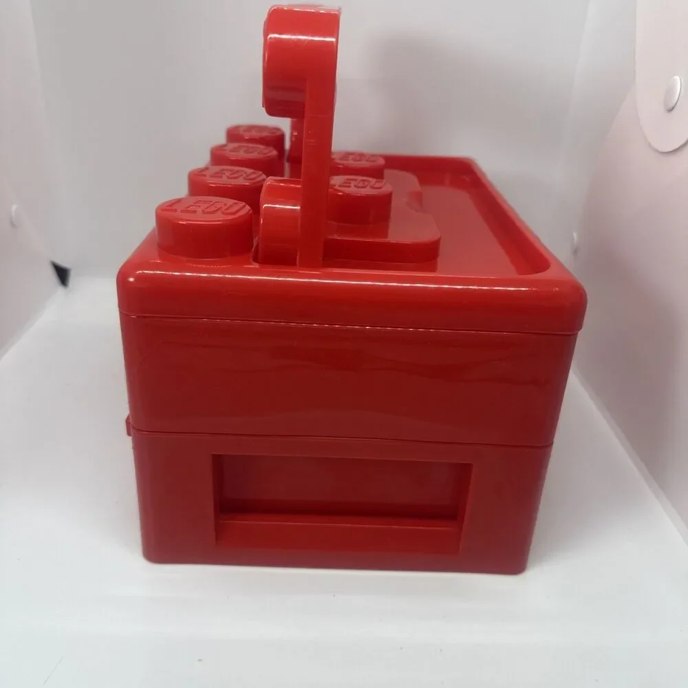 ICONIC Lego 2011 Red Brick Storage Carry Case Drawer & Handle (Retired)